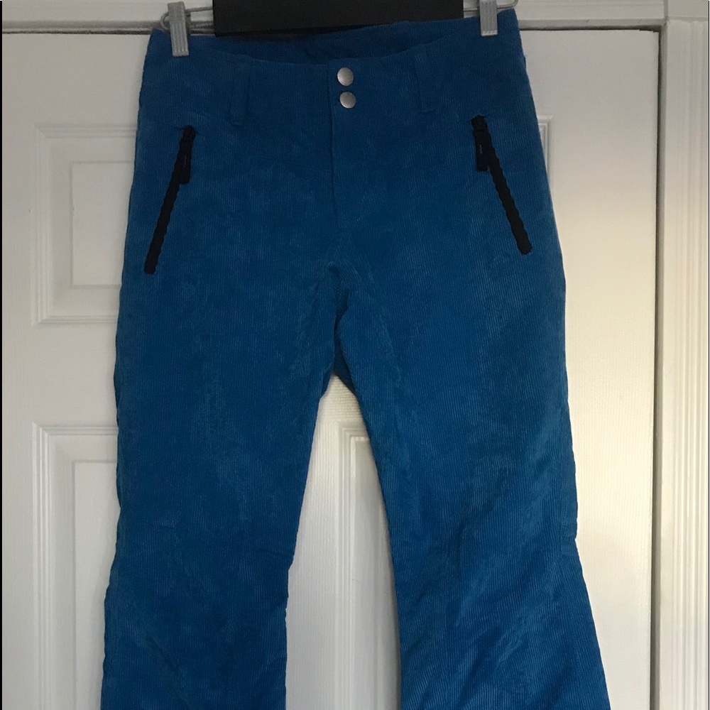 Bogner Blue Corduroy Ski Pants, Size 6 New W/o Tag